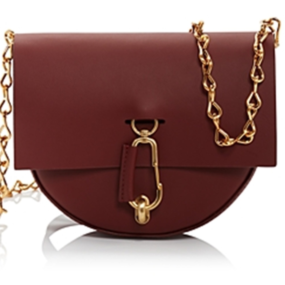 ZAC Zac Posen Belay Mini Leather Saddle Crossbody